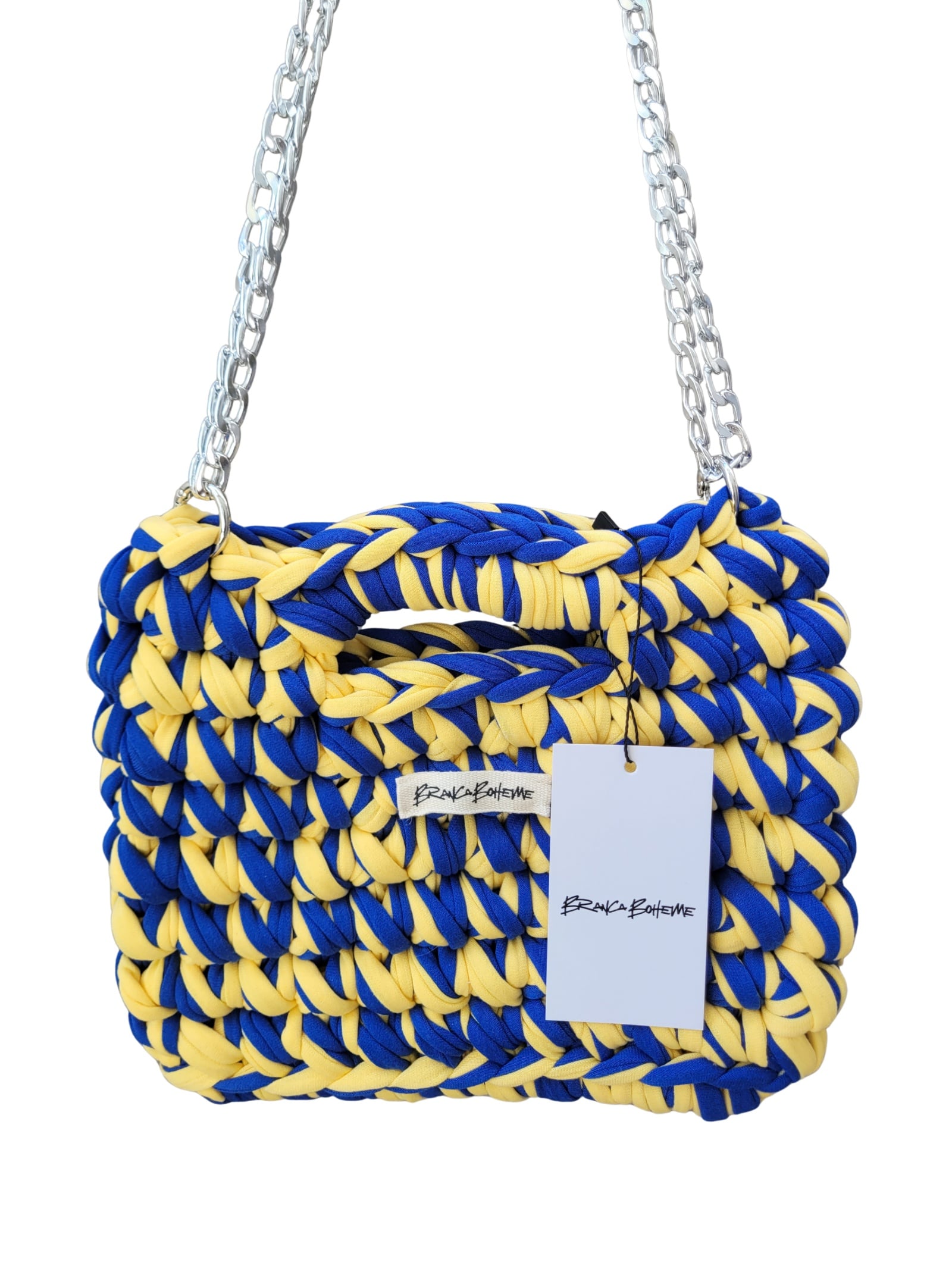 Clutch Muse Colors Azul Royal & Amarelo Solar