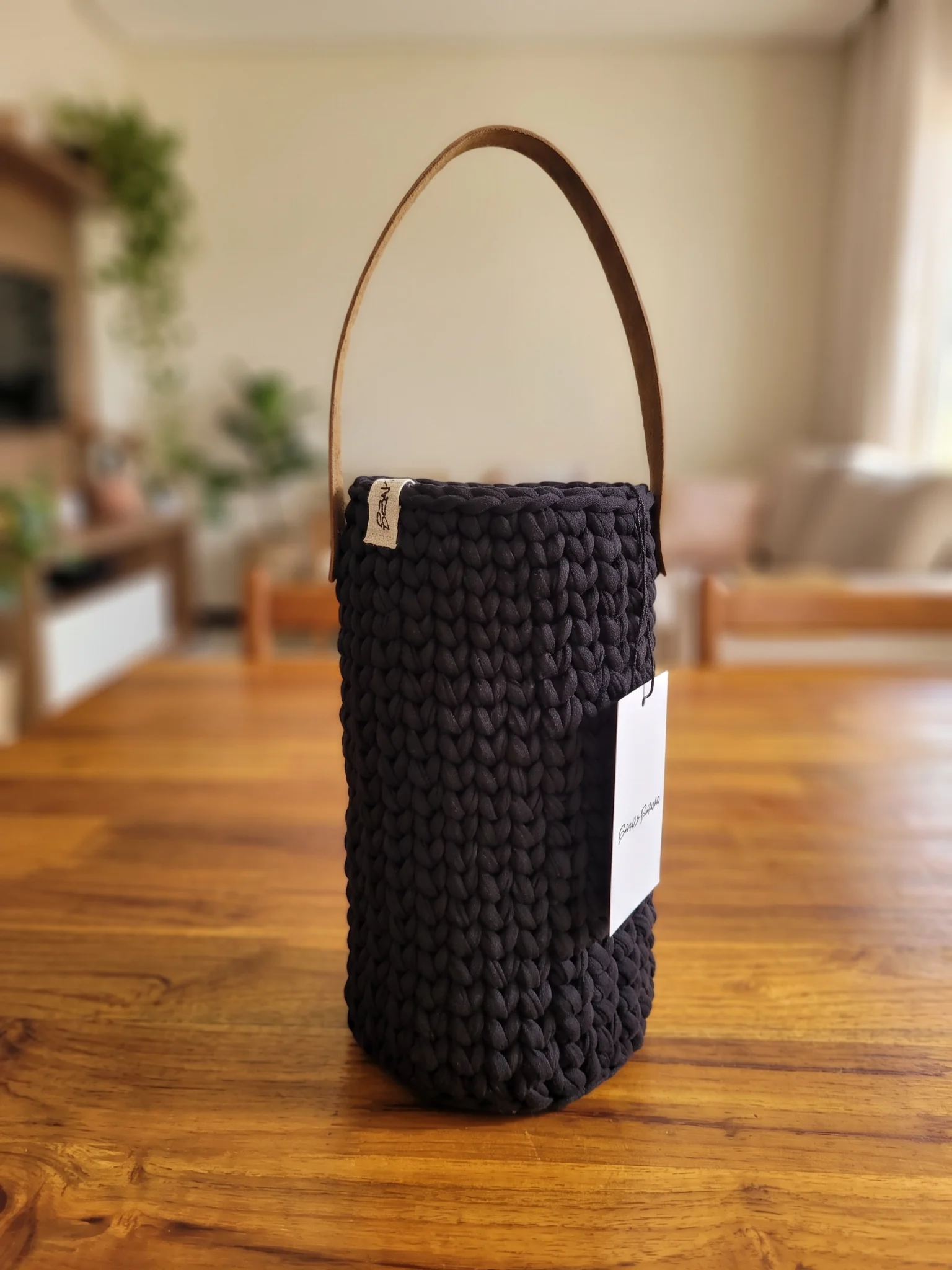 Porta-vinho artesanal
